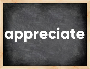 3 forms of the verb appreciate