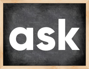 3 forms of the verb ask
