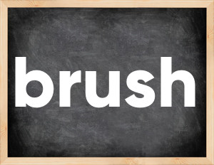 3 forms of the verb brush
