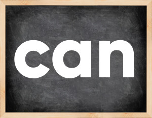 3 forms of the verb can in English