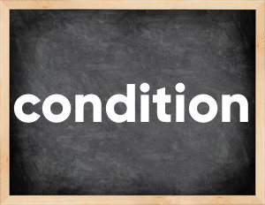 3 forms of the verb condition