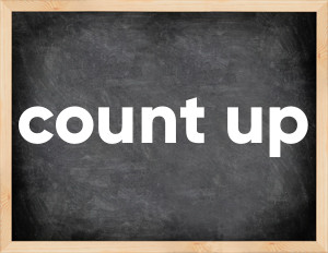 3 forms of the verb count up