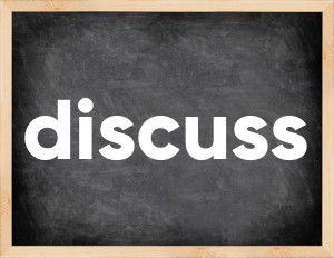 3 forms of the verb discuss