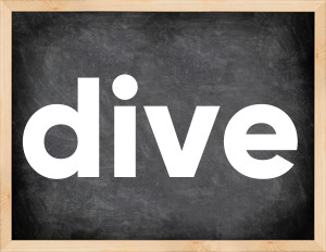 3 forms of the verb dive