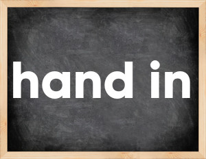 3 forms of the verb hand in