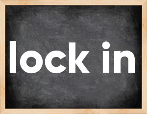 3 forms of the verb lock in