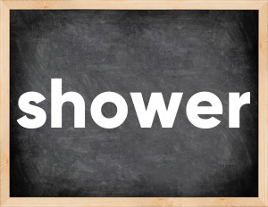 3 forms of the verb shower