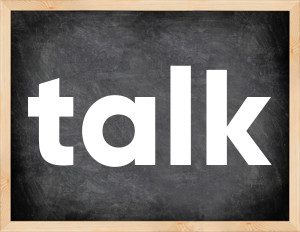 3 forms of the verb talk in English