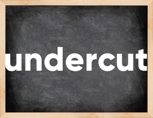 3 forms of the verb undercut